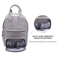 Customized Waterproof Adjustable Diaper Bag Outdoor Mommy Bag Women Baby Bag Diaper Backpack